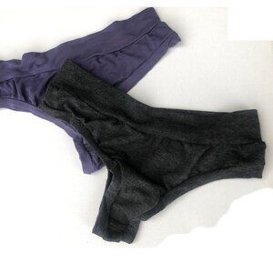 Grey Extra Large Bamboo Thongs / Underwear
